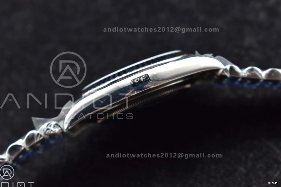 Best 1:1 Dial Bracelet Fluted on DateJust Steel VS3235 Jubilee 41 Edition 904L VSF 126334 Green Textured Bezel 0412